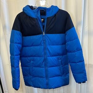 New Lands End Blue Puffer Jacket XL